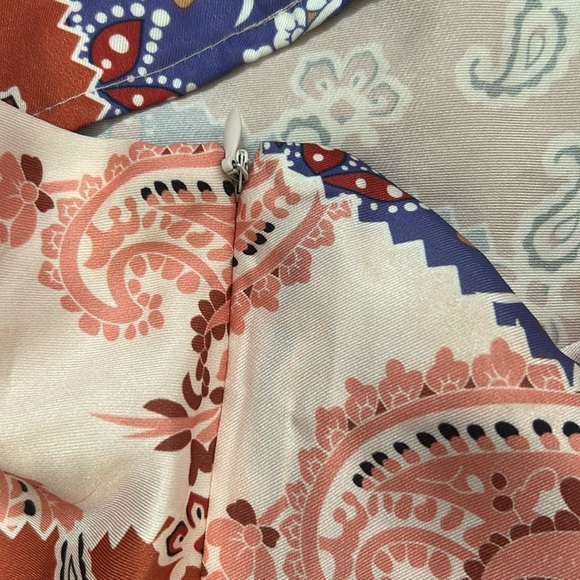 Cotton Candy Paisley Patchwork Skirt size medium Pink and Purple - Picture 6 of 7